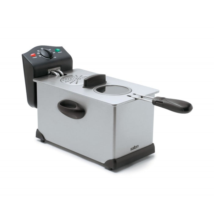 SALTON 3L Stainless Steel Deep Fryer - DF1233