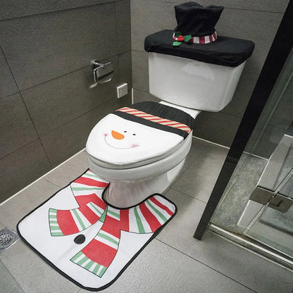 Santa- Snowman- Moose Holiday Christmas Bath Decoration