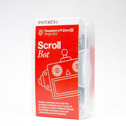 Scroll Bot - Pi Zero W Project Kit [Discontinued] by Pimoroni - The Pi Hut