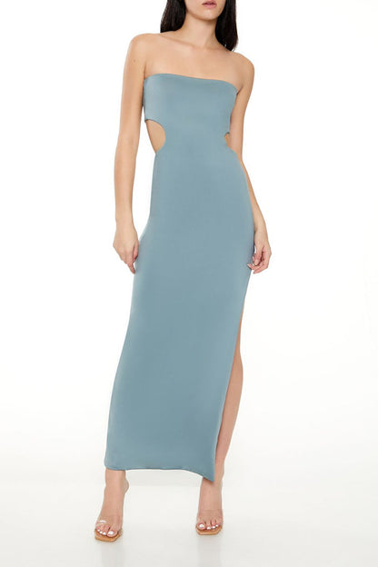 Sculpt Cutout Tube Maxi Dress