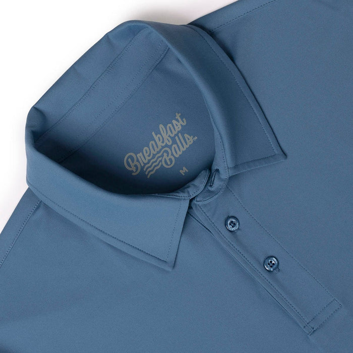 RSVLTS Breakfast Balls Commuter Long Sleeve Polo Seafarer – Commuter Long Sleeve Polo Seafarer – Commuter Long Sleeve Polo