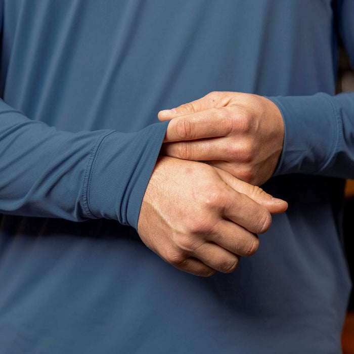 RSVLTS Breakfast Balls Commuter Long Sleeve Polo Seafarer – Commuter Long Sleeve Polo Seafarer – Commuter Long Sleeve Polo