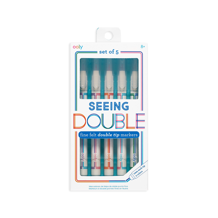 Seeing Double Fine Double Tip Markers - Set of 5