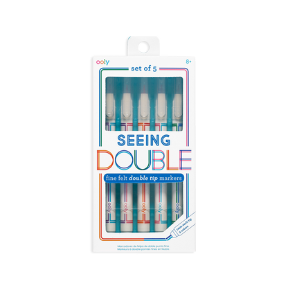 Seeing Double Fine Double Tip Markers - Set of 5