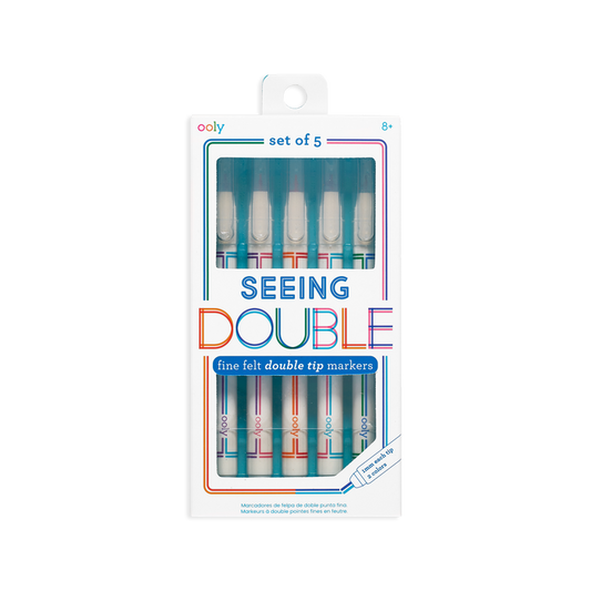 Seeing Double Fine Double Tip Markers - Set of 5