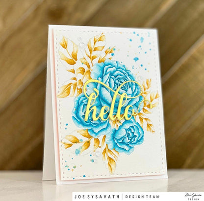 Sending Love Bouquet Digital Stamp - Alex Syberia Designs