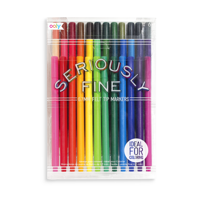 Seriously Fine Felt Tip Markers