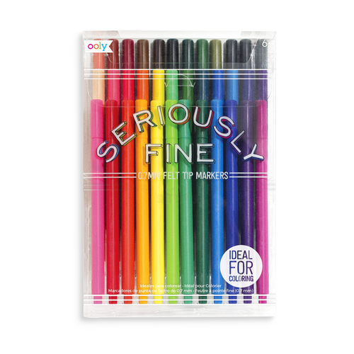 Seriously Fine Felt Tip Markers