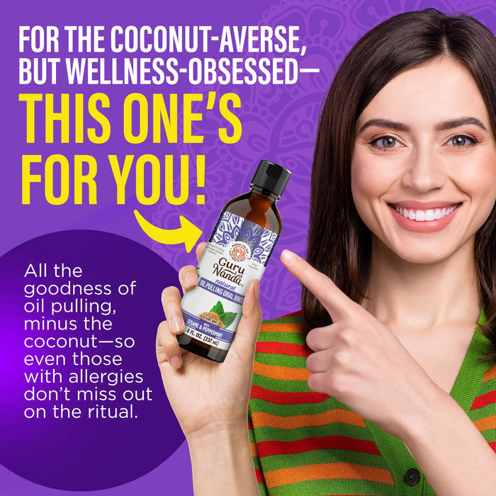 Sesame & Peppermint Oil Pulling – 8 fl. oz.
