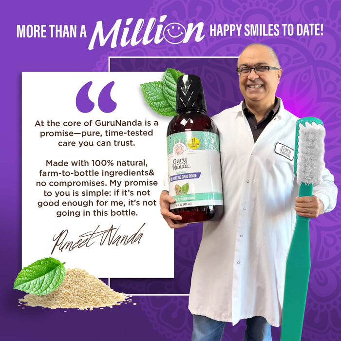 Sesame & Peppermint Oil Pulling – 8 fl. oz.