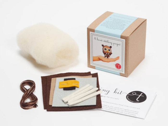 Sew-Your-Own Owl Kit - Cynthia Treen Studio [Discontinued] by The Pi Hut - The Pi Hut