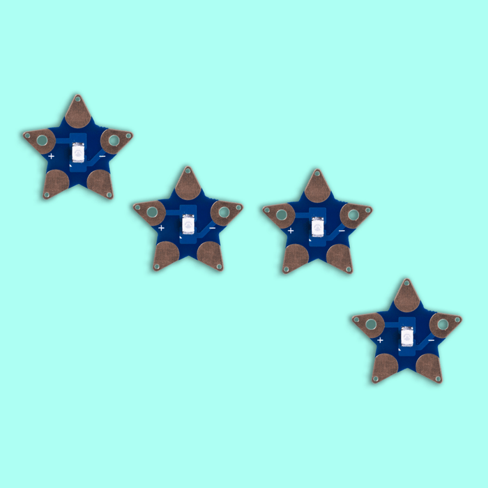 Sewable Star LEDs [Discontinued] by Teknikio - The Pi Hut