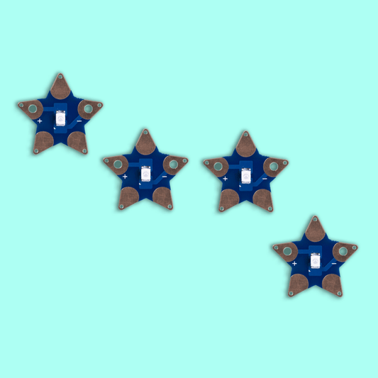 Sewable Star LEDs [Discontinued] by Teknikio - The Pi Hut