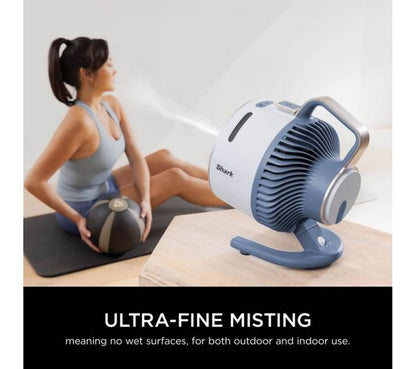 Shark FlexBreeze HydroGo Misting Fan – Glacier Blue | FA050UKBL Shark Air Purifier Euronics Ireland