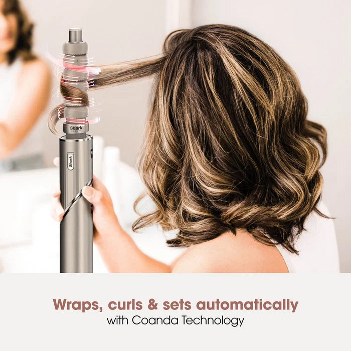 Shark FlexStyle HD426SLUK Air Styler and Hair Dryer for Straight & Wavy Hair - Stone