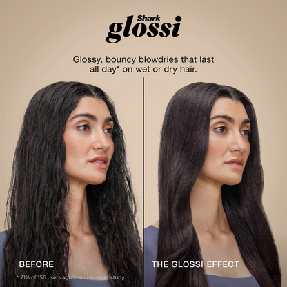 Shark Glossi HT302UKPK 2-in-1 Hot Brush and Air Glosser Brush Lychee