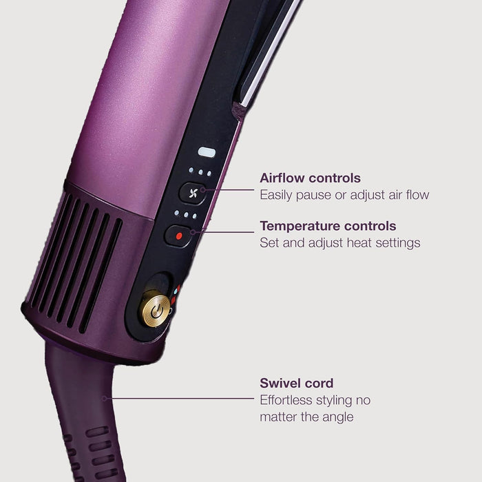 Shark SilkiPro Ceramic Hair Straightener & Dryer | HT401UKPU