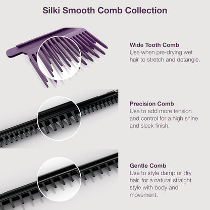 Shark SilkiPro Ceramic Hair Straightener & Dryer | HT401UKPU