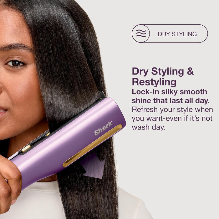 Shark SilkiPro Ceramic Hair Straightener & Dryer | HT401UKPU