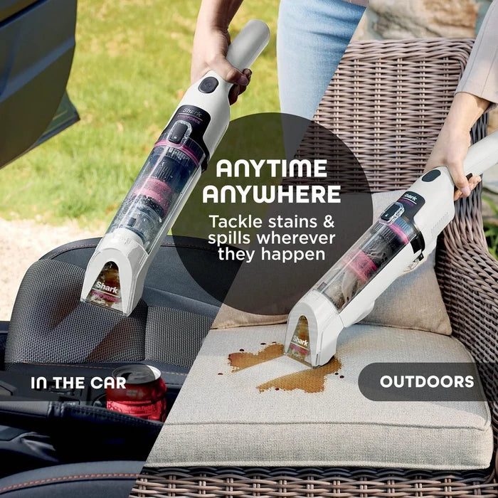 Shark StainForce Cordless Stain-Destroying Spot Cleaner HX100UKT - White