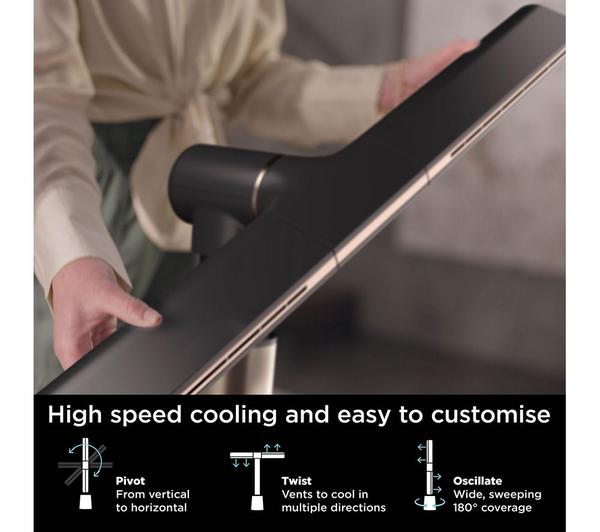 Shark TurboBlade Multi-Directional Cooling Fan – Black | TF200SUK Shark Air Purifier Euronics Ireland