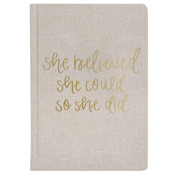 She Believed She Could Fabric Journal [Online Only]