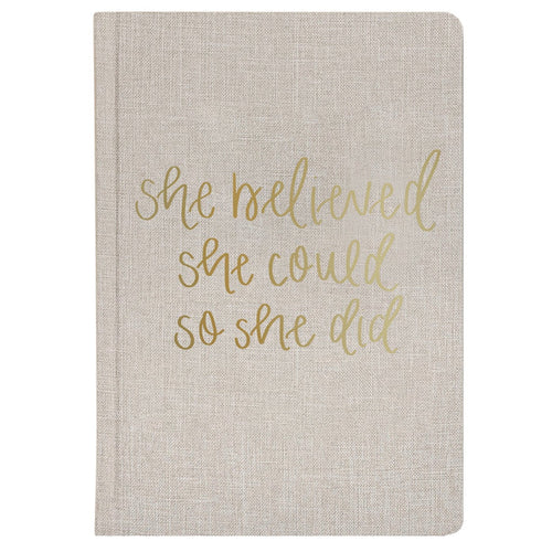 She Believed She Could Fabric Journal [Online Only]