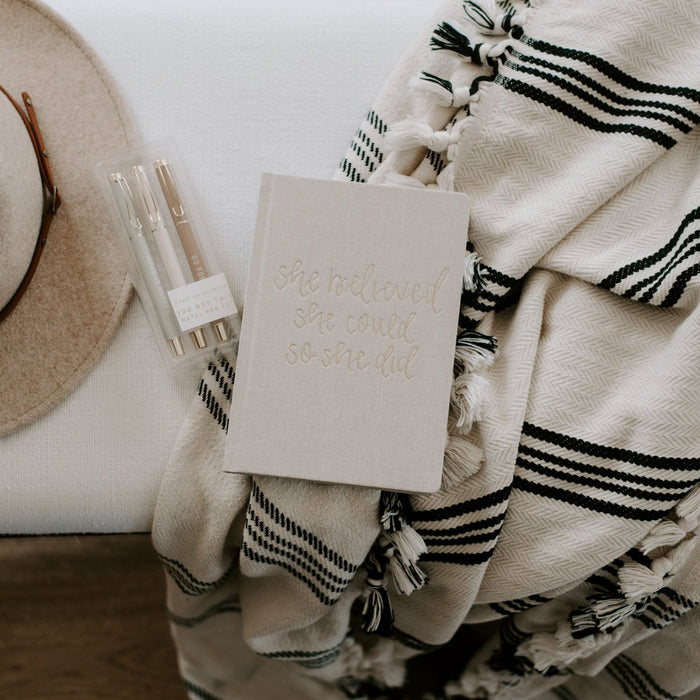 She Believed She Could Fabric Journal [Online Only]