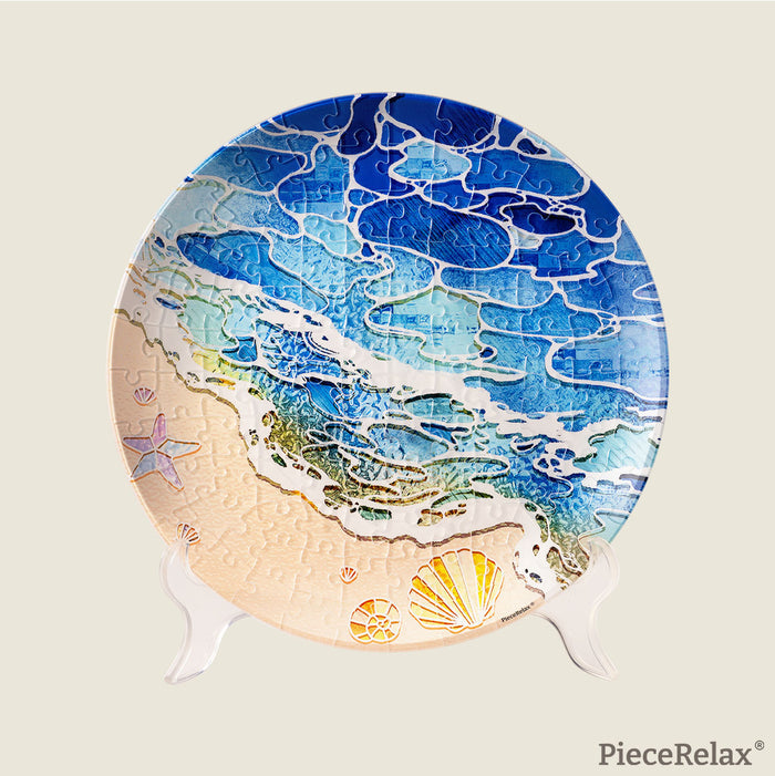 A masterpiece on your plate! Like a gem-like sparkling sea unfolding before your eyes. Such a special encounter! You’ll Always Get There with PieceRelax.