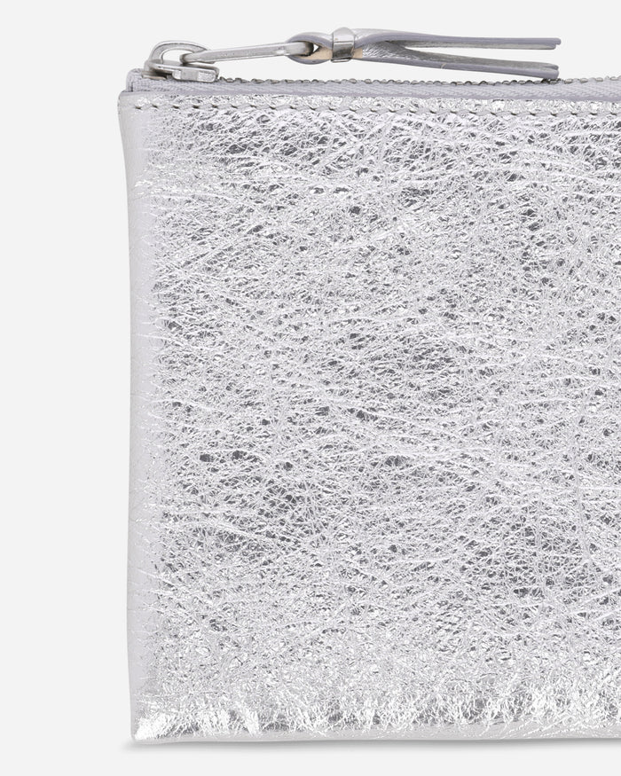 Comme Des Garçons Wallet Wallet/Gold Line Silver Wallets and Cardholders Wallets SA3100G SIL