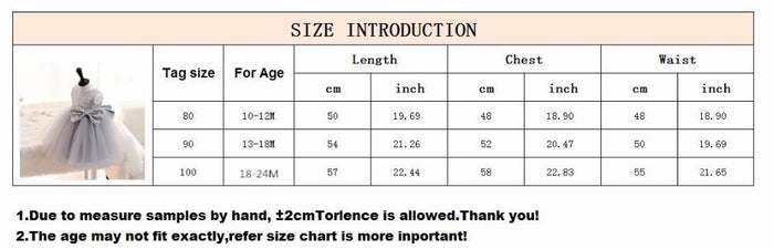 Silver Sequins Sleeveless Princess Baby Girls Dress- Flower Girl Dress