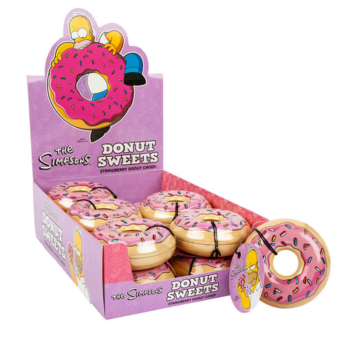 Simpsons Donut Sweets Candy Tin - 12 Count