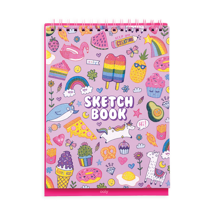 Cute Doodles Sketch and Show Standing Sketchbook cover