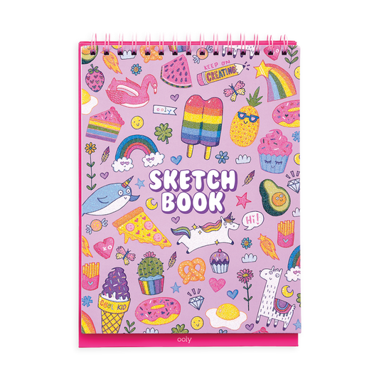 Cute Doodles Sketch and Show Standing Sketchbook cover