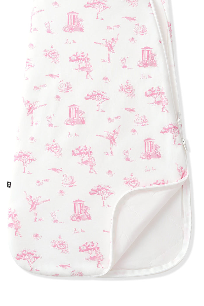 Double zipper shown on the Sleep Bag in Toile Ballet 1.0