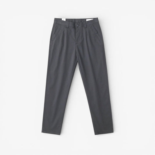 Slim fit business chinos - AntoniosClothing - Dark gray