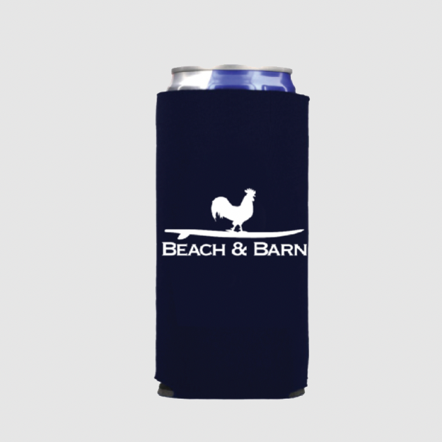 Slim Surfing Rooster Can Cooler
