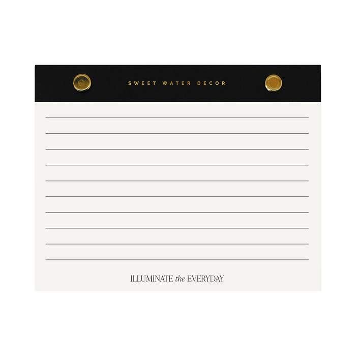 Small Gold Rivet Basic Notepad [Online Only]