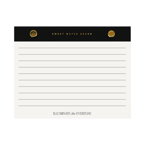 Small Gold Rivet Basic Notepad [Online Only]