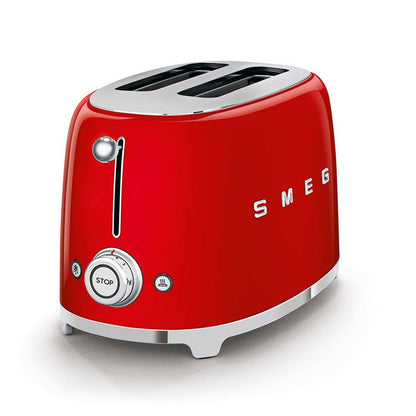 Smeg 50's Retro Style 2 Slice Toaster | Red Smeg Toaster Euronics Ireland
