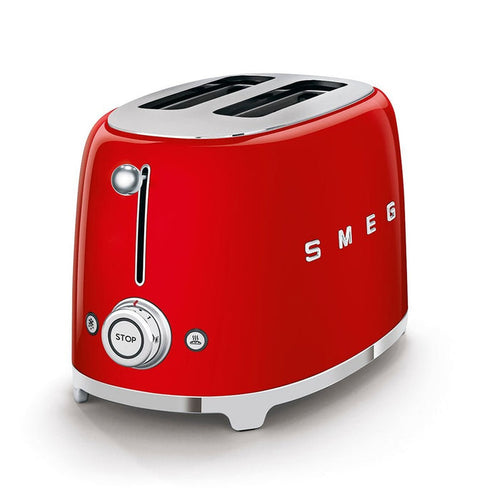 Smeg 50's Retro Style 2 Slice Toaster | Red Smeg Toaster Euronics Ireland