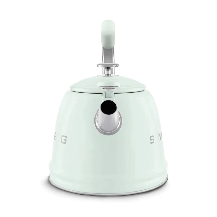 Smeg WKF01PG Retro 50s Style Whistling Hob Kettle Pastel Green Pastel Green