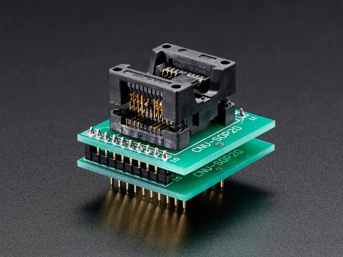 SMT Test Socket - Medium SOIC-8 (200mil) by The Pi Hut - The Pi Hut