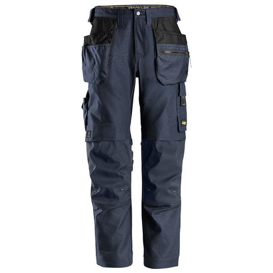 Snickers AW Canvas Stretch Trousers - Navy