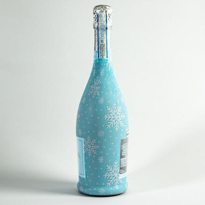 Snowflakes Prosecco Bottle Wrap