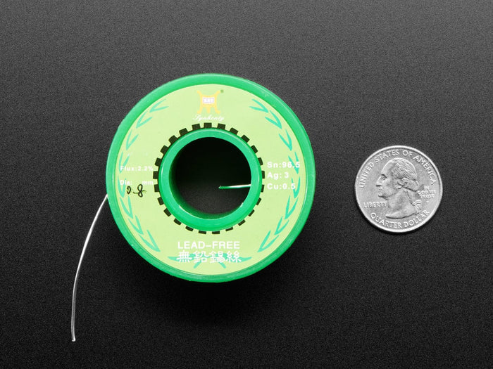 Solder Spool - 1/4 lb SAC305 RoHS lead-free /  0.031" rosin-core (0.25 lb / 100 g) [Discontinued] by The Pi Hut - The Pi Hut