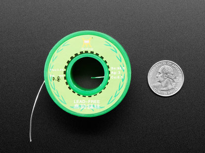 Solder Spool - 1/4 lb SAC305 RoHS lead-free /  0.031" rosin-core (0.25 lb / 100 g) [Discontinued] by The Pi Hut - The Pi Hut