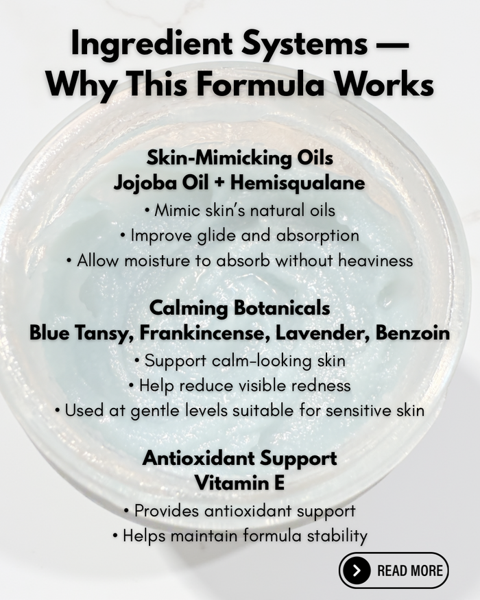 Soothe Glaze – Ultra-Healing Blue Tansy & Calendula Botanical Balm for Sensitive & Eczema-Prone Skin, Baby Safe Formula