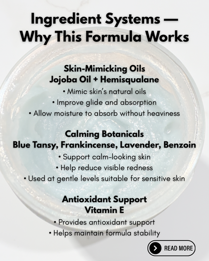 Soothe Glaze – Ultra-Healing Blue Tansy & Calendula Botanical Balm for Sensitive & Eczema-Prone Skin, Baby Safe Formula