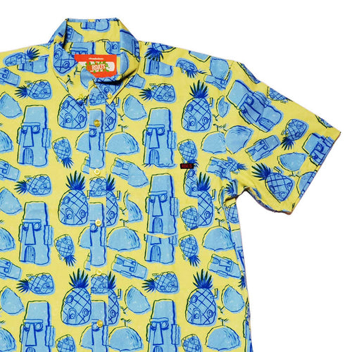 RSVLTS Nickelodeon Spongebob Square Pants "Neighborhood" – KUNUFLEX Short Sleeve Shirt (Wholesale Exclusive)